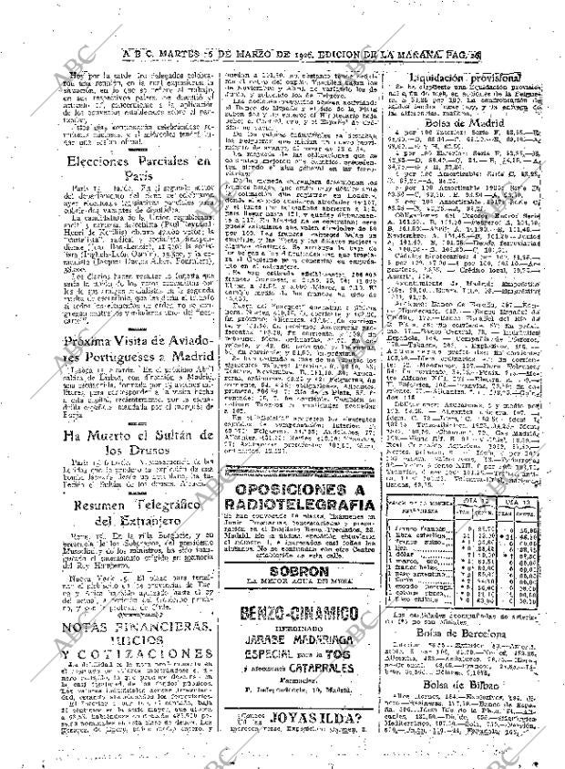 ABC MADRID 16-03-1926 página 26