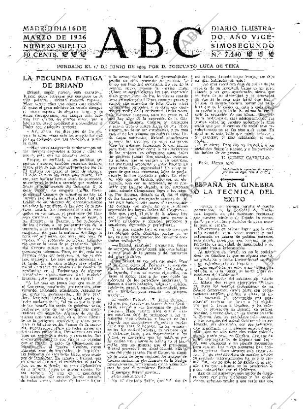 ABC MADRID 16-03-1926 página 3