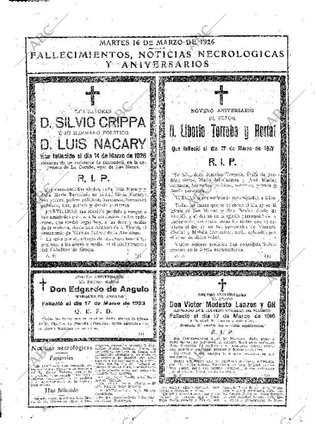 ABC MADRID 16-03-1926 página 33