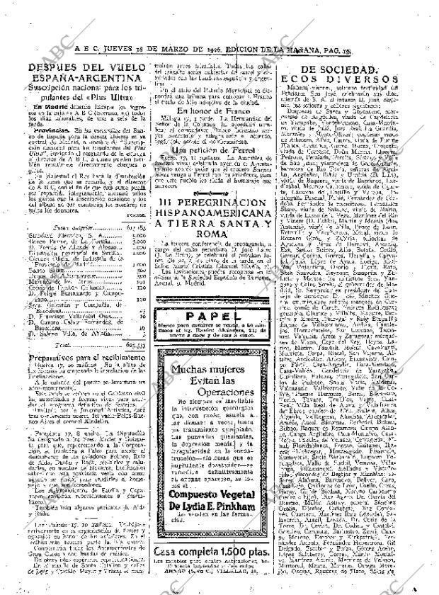 ABC MADRID 18-03-1926 página 19