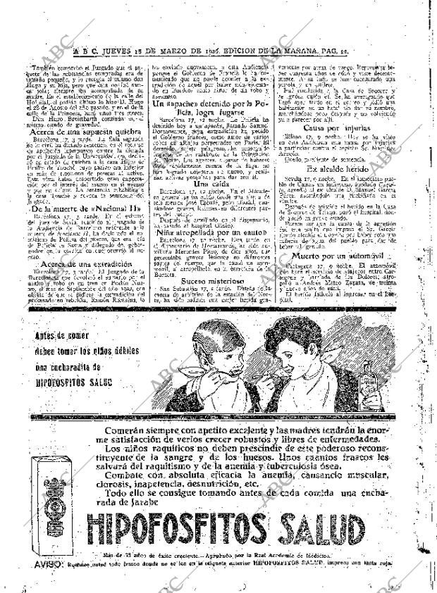 ABC MADRID 18-03-1926 página 22