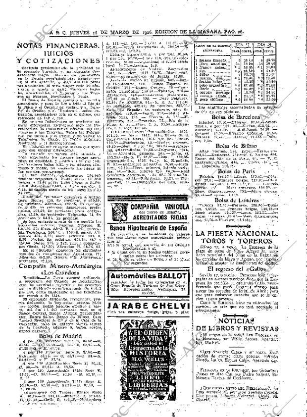 ABC MADRID 18-03-1926 página 26