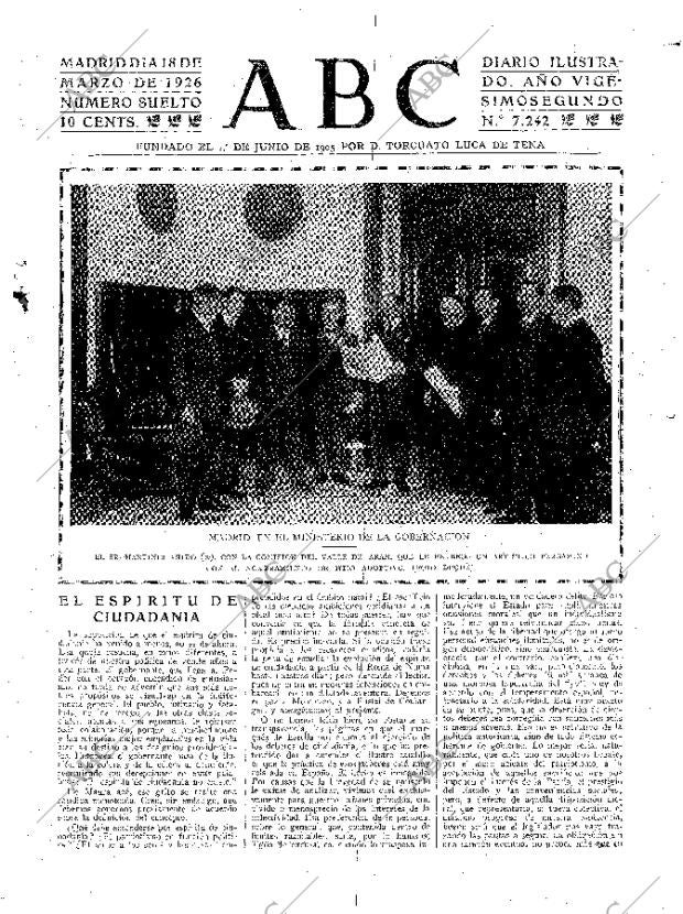 ABC MADRID 18-03-1926 página 3