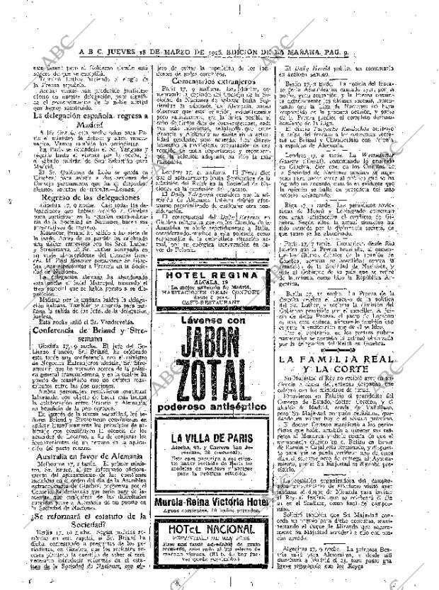 ABC MADRID 18-03-1926 página 9