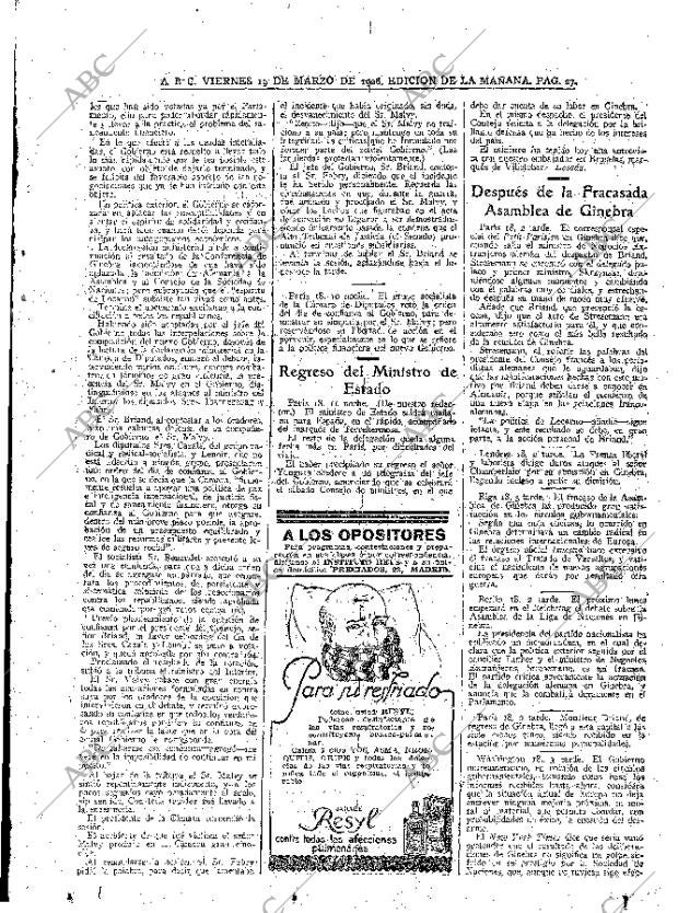 ABC MADRID 19-03-1926 página 27