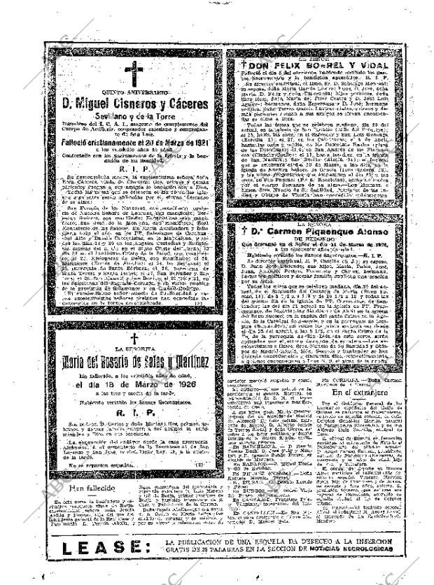 ABC MADRID 19-03-1926 página 36