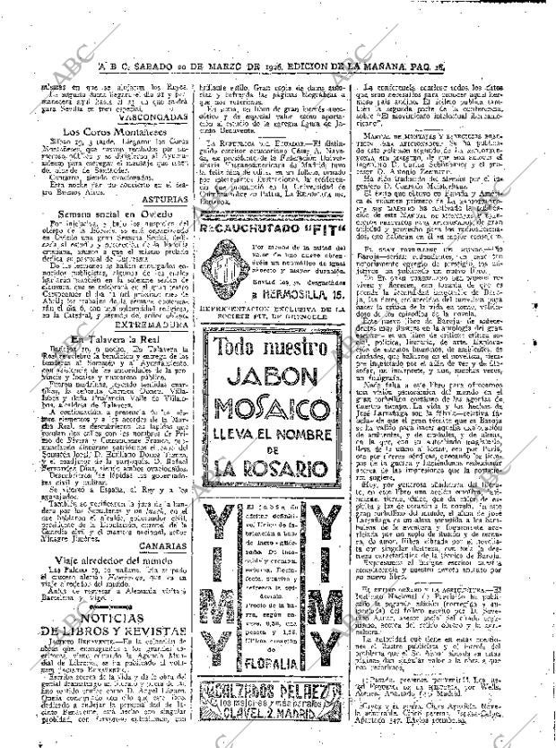 ABC MADRID 20-03-1926 página 18