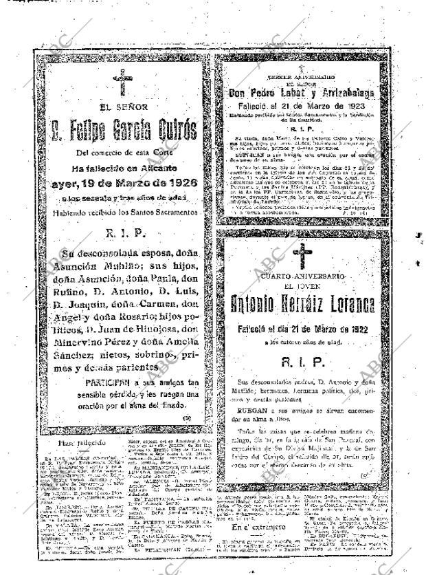ABC MADRID 20-03-1926 página 30