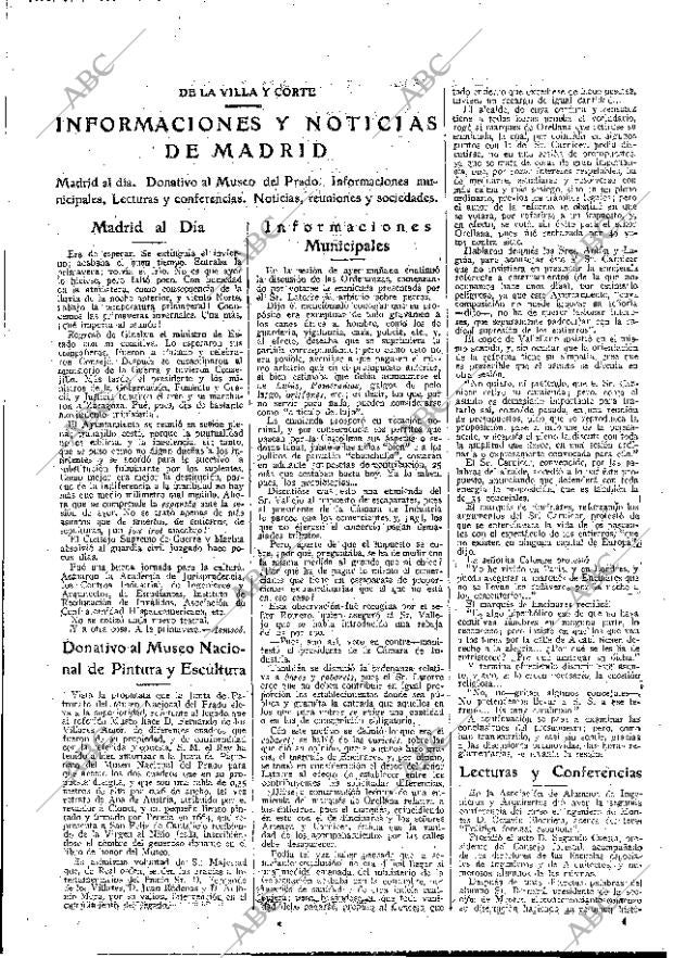 ABC MADRID 21-03-1926 página 19