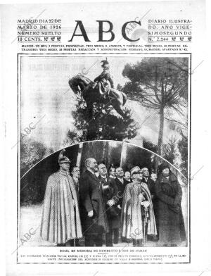 ABC MADRID 22-03-1926 página 1
