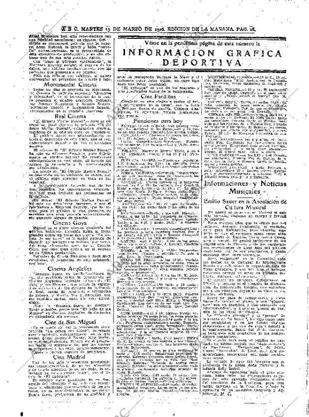 ABC MADRID 23-03-1926 página 28