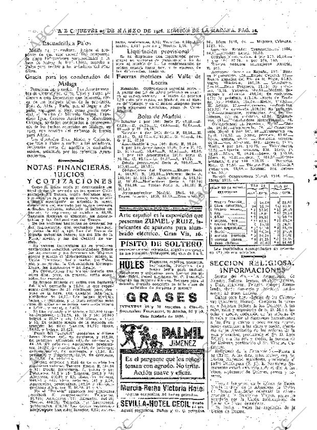 ABC MADRID 25-03-1926 página 22