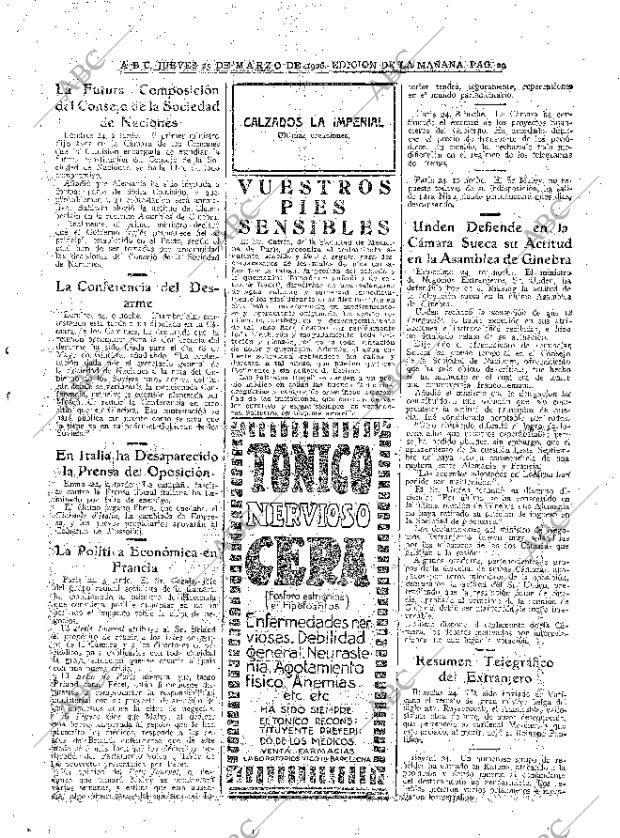 ABC MADRID 25-03-1926 página 29