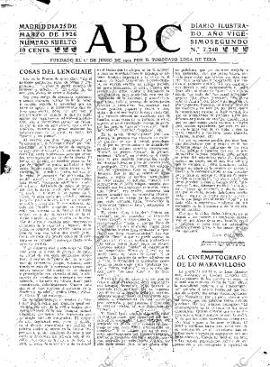 ABC MADRID 25-03-1926 página 3