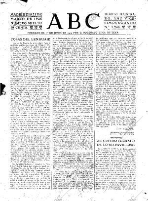 ABC MADRID 25-03-1926 página 3