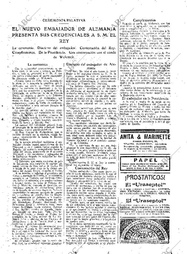 ABC MADRID 25-03-1926 página 9