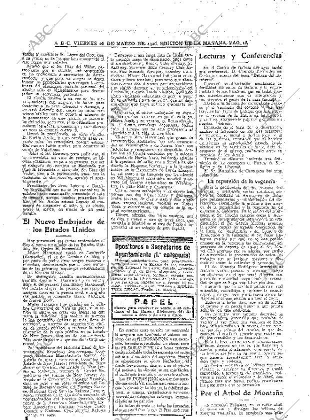 ABC MADRID 26-03-1926 página 18