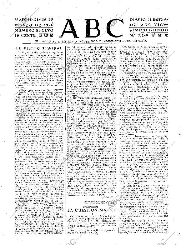 ABC MADRID 26-03-1926 página 3