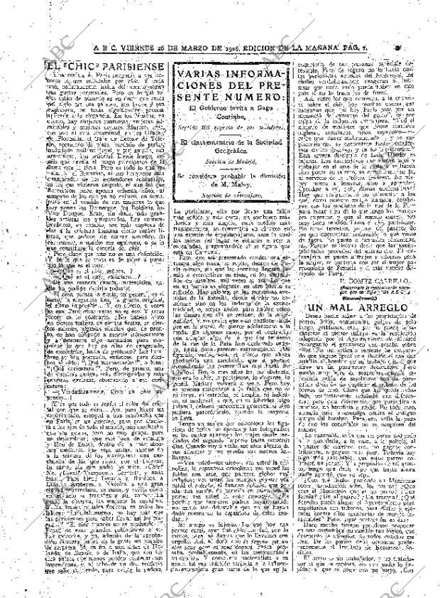 ABC MADRID 26-03-1926 página 7