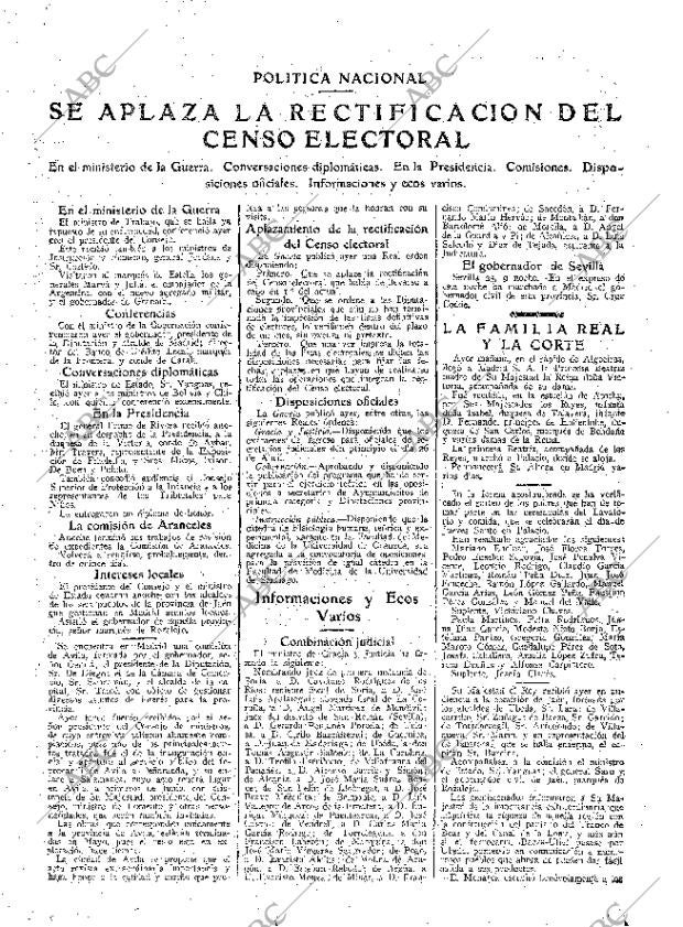 ABC MADRID 26-03-1926 página 9