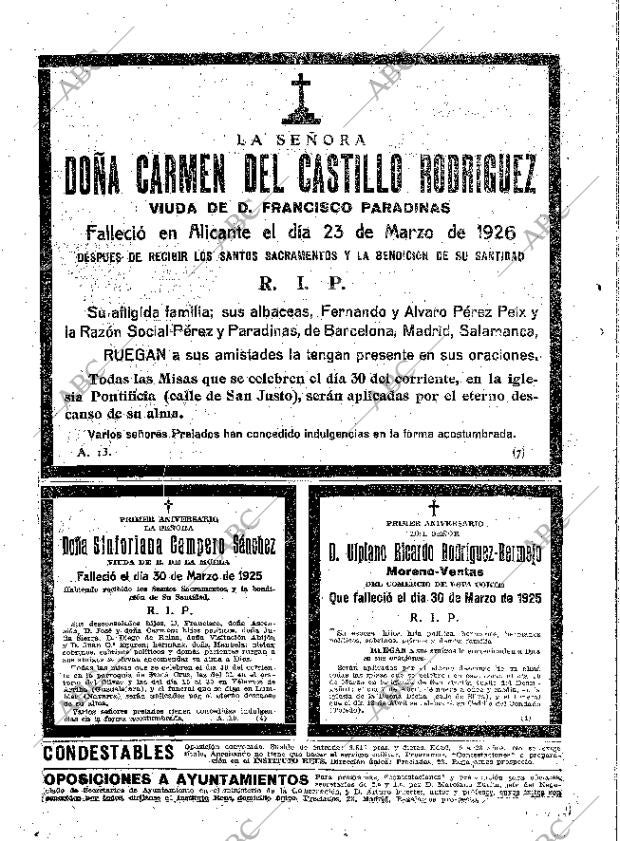 ABC MADRID 29-03-1926 página 26