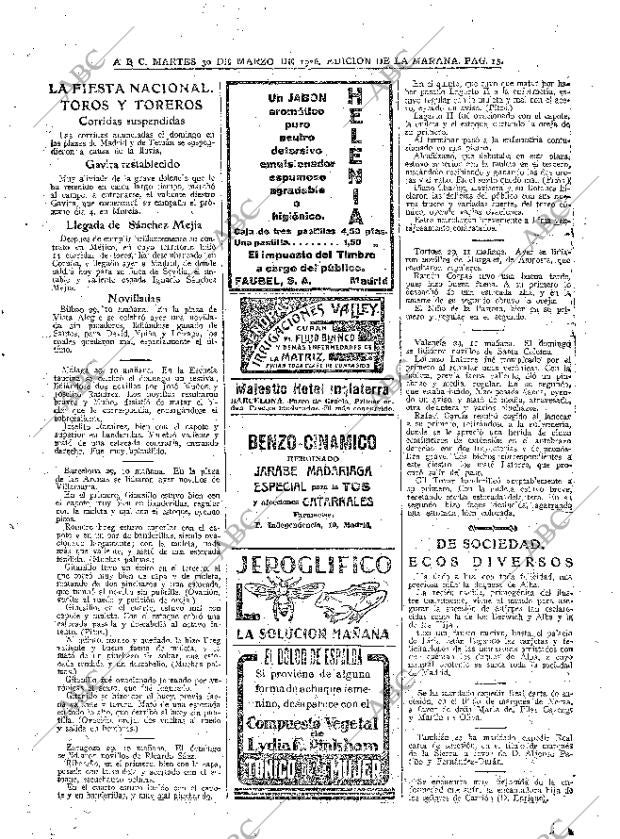 ABC MADRID 30-03-1926 página 15