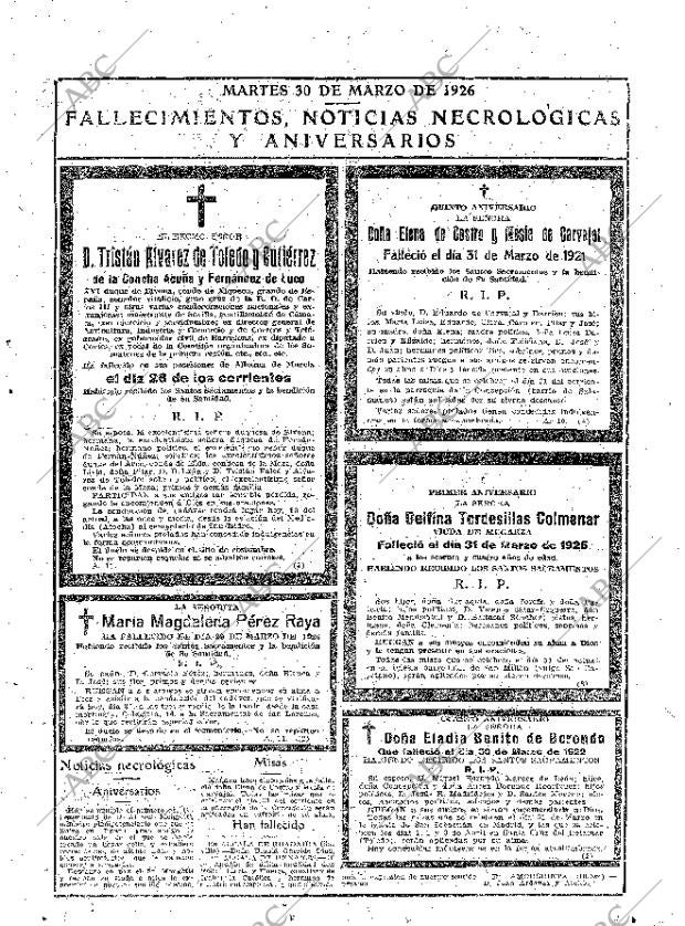 ABC MADRID 30-03-1926 página 29