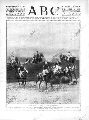 ABC MADRID 31-03-1926 página 1