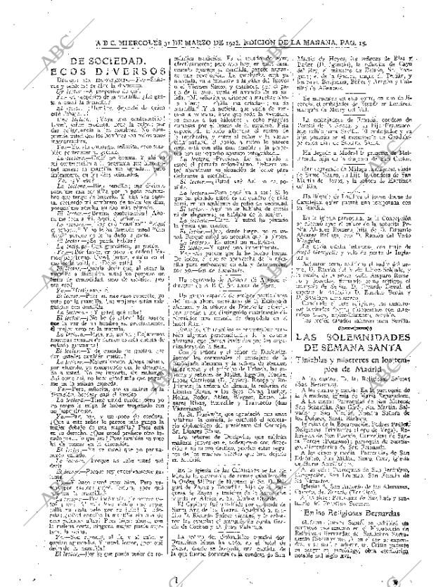 ABC MADRID 31-03-1926 página 15