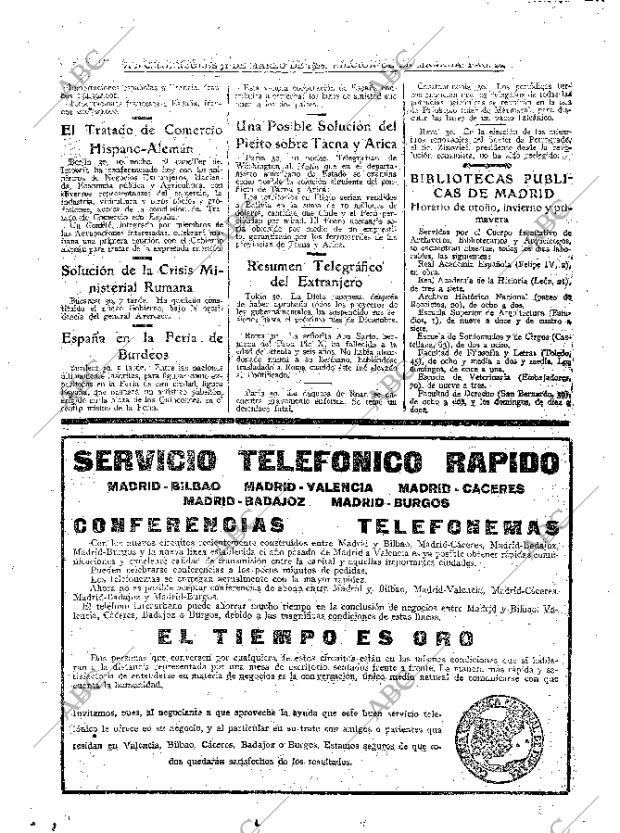 ABC MADRID 31-03-1926 página 20
