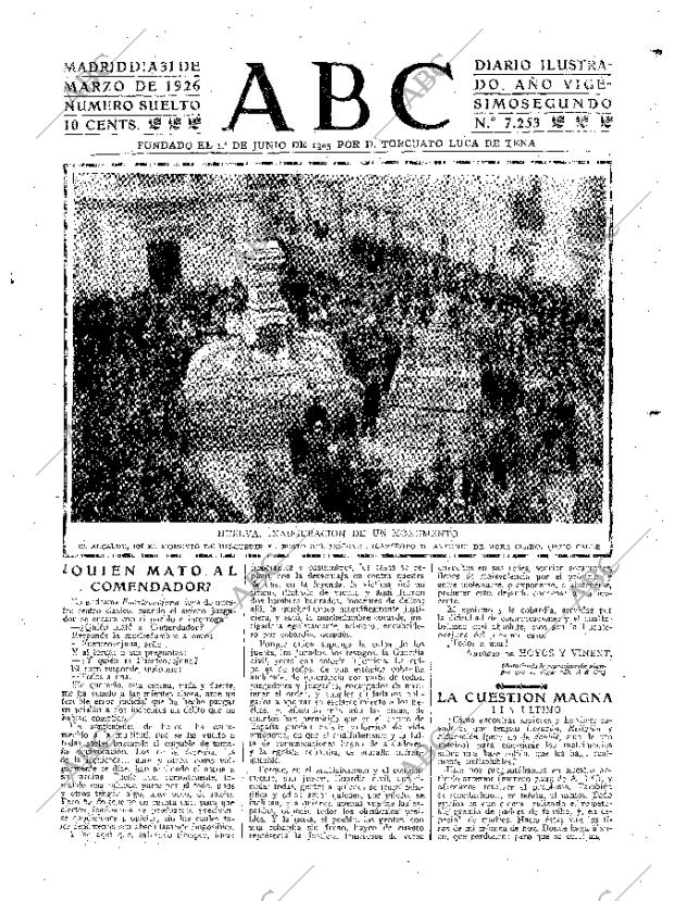 ABC MADRID 31-03-1926 página 3