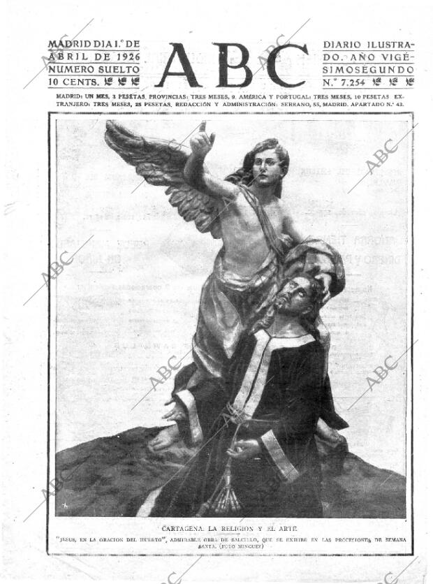 ABC MADRID 01-04-1926 página 1