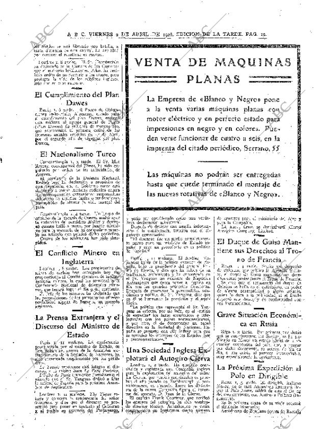 ABC MADRID 02-04-1926 página 19