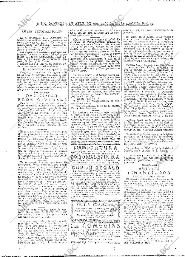 ABC MADRID 04-04-1926 página 24