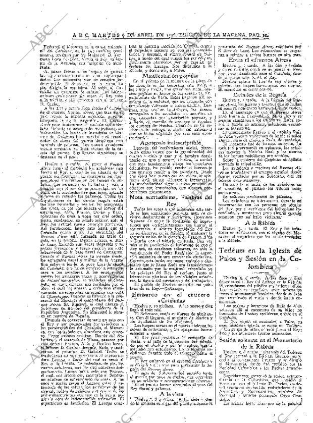 ABC MADRID 06-04-1926 página 10