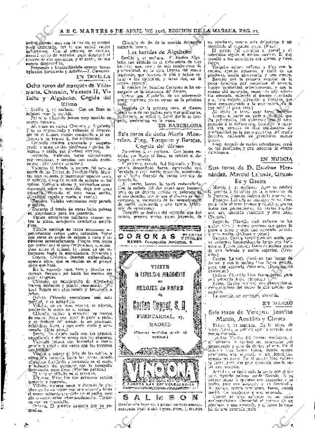 ABC MADRID 06-04-1926 página 21