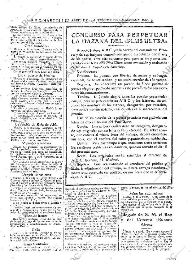 ABC MADRID 06-04-1926 página 9