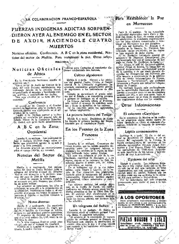 ABC MADRID 09-04-1926 página 15