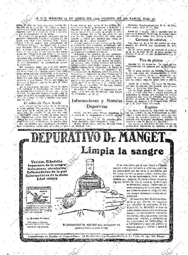 ABC MADRID 13-04-1926 página 26