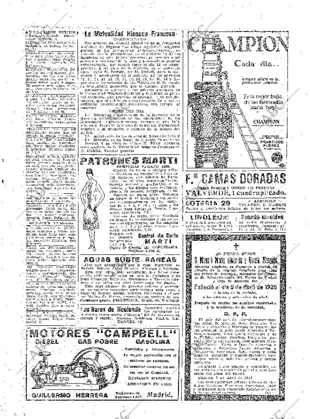 ABC MADRID 13-04-1926 página 31