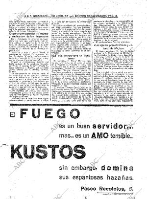 ABC MADRID 14-04-1926 página 18