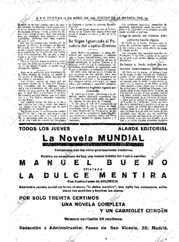 ABC MADRID 15-04-1926 página 10