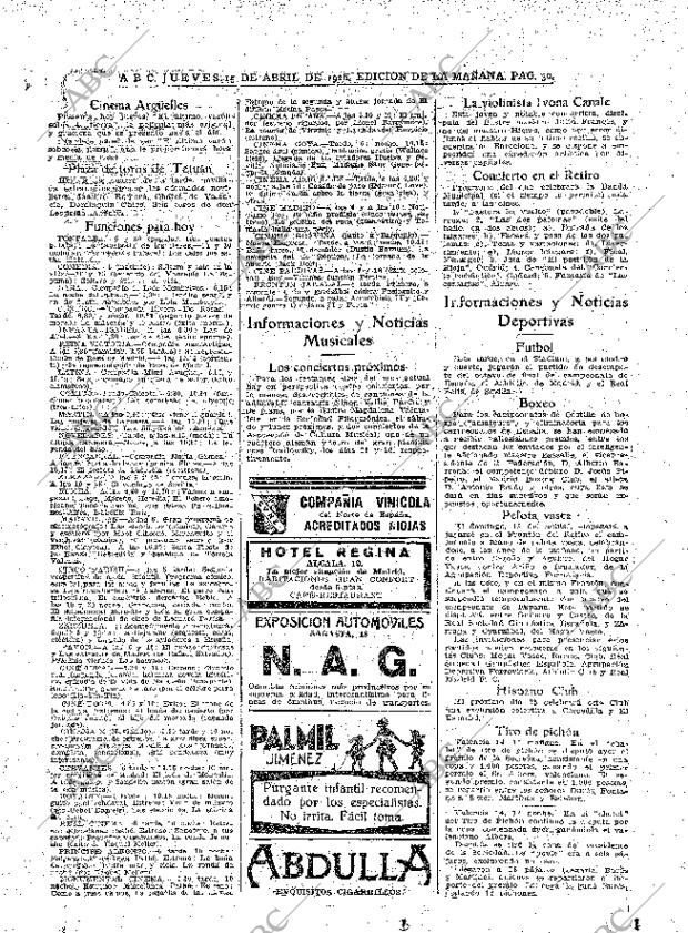 ABC MADRID 15-04-1926 página 30