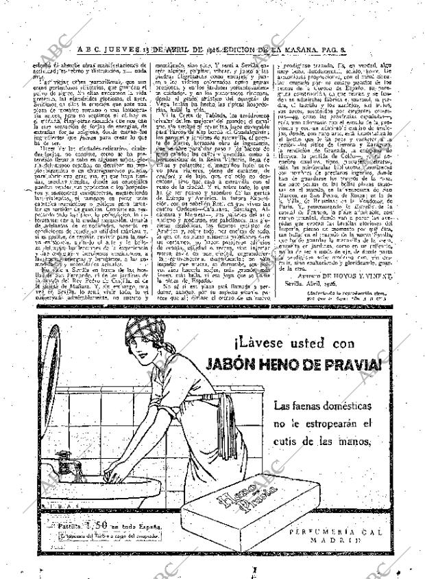 ABC MADRID 15-04-1926 página 8