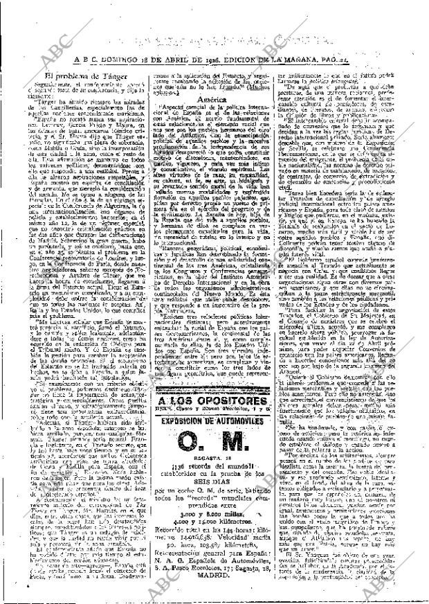 ABC MADRID 18-04-1926 página 21