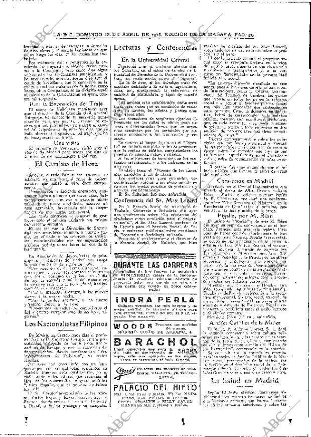 ABC MADRID 18-04-1926 página 32