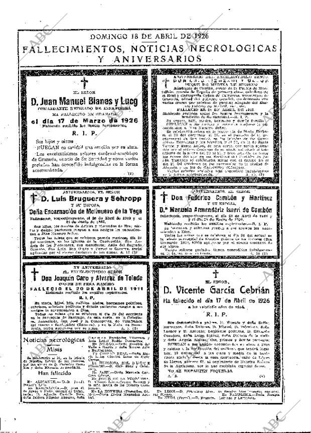 ABC MADRID 18-04-1926 página 43