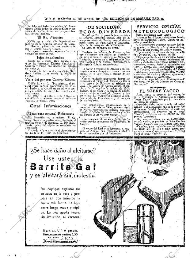 ABC MADRID 20-04-1926 página 10