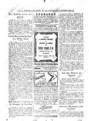 ABC MADRID 20-04-1926 página 16