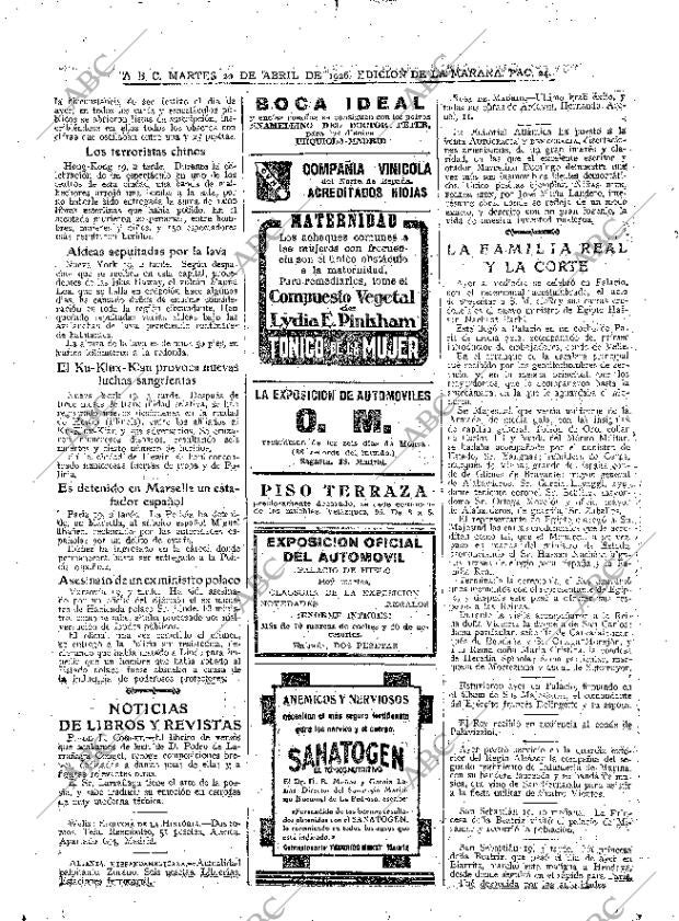 ABC MADRID 20-04-1926 página 24